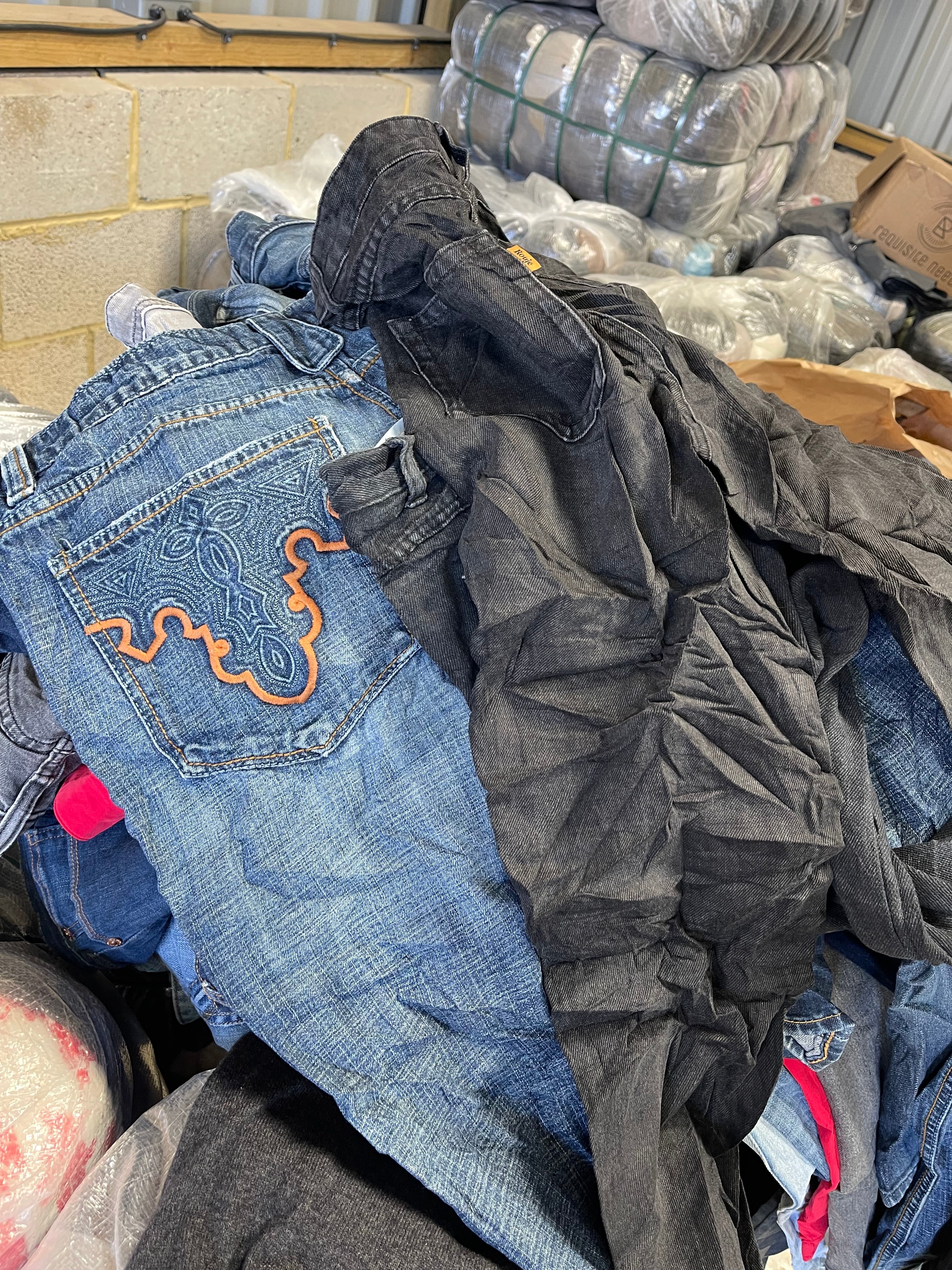 5kg mixed high street branded Jeans grade A/B