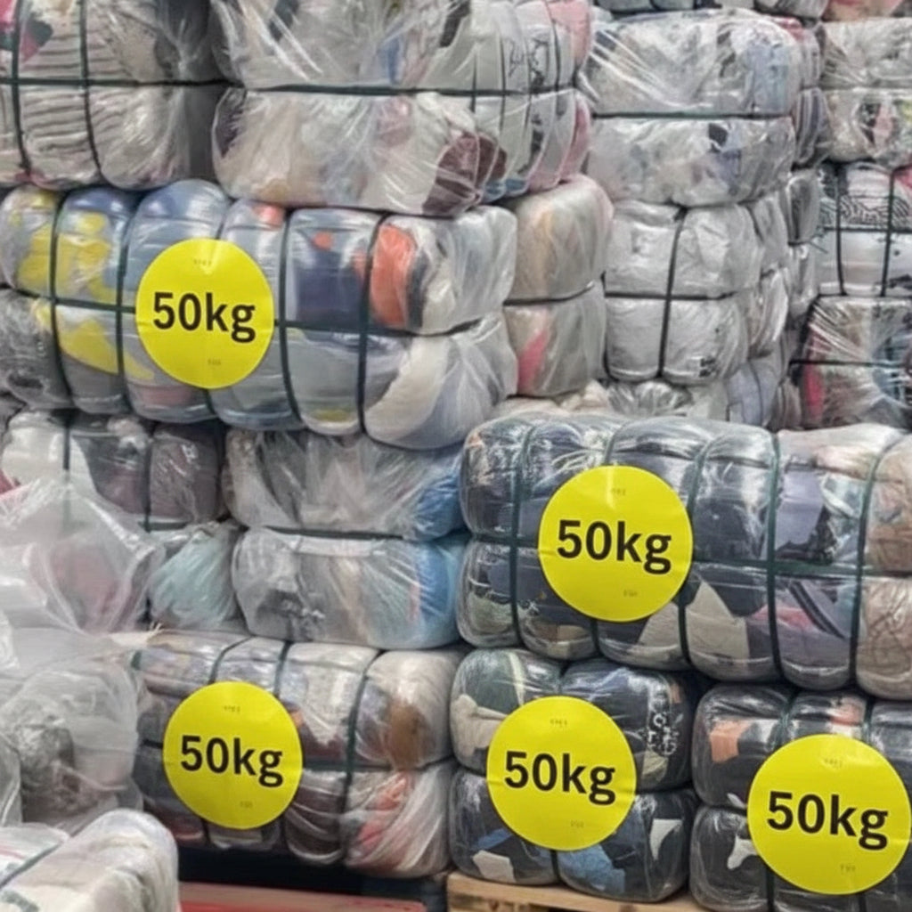 100KG Pre Loved Clothing Grade A/B Mixed Bundle – Quality Used Clothes Bulk Resale